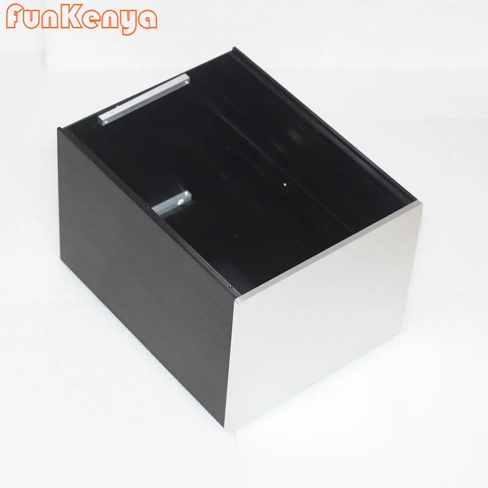 

Корпус усилителя W280 H232 D358 из анодированного алюминия, корпус «сделай сам», высококлассный, большой размер, чехол для наушников