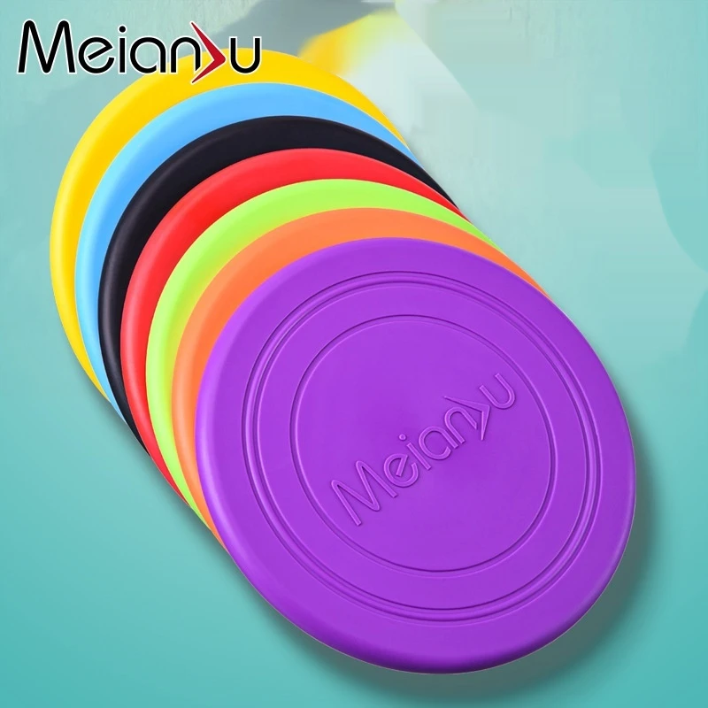 Новинка 2024 силиконовая летающая тарелка для домашних животных забавная