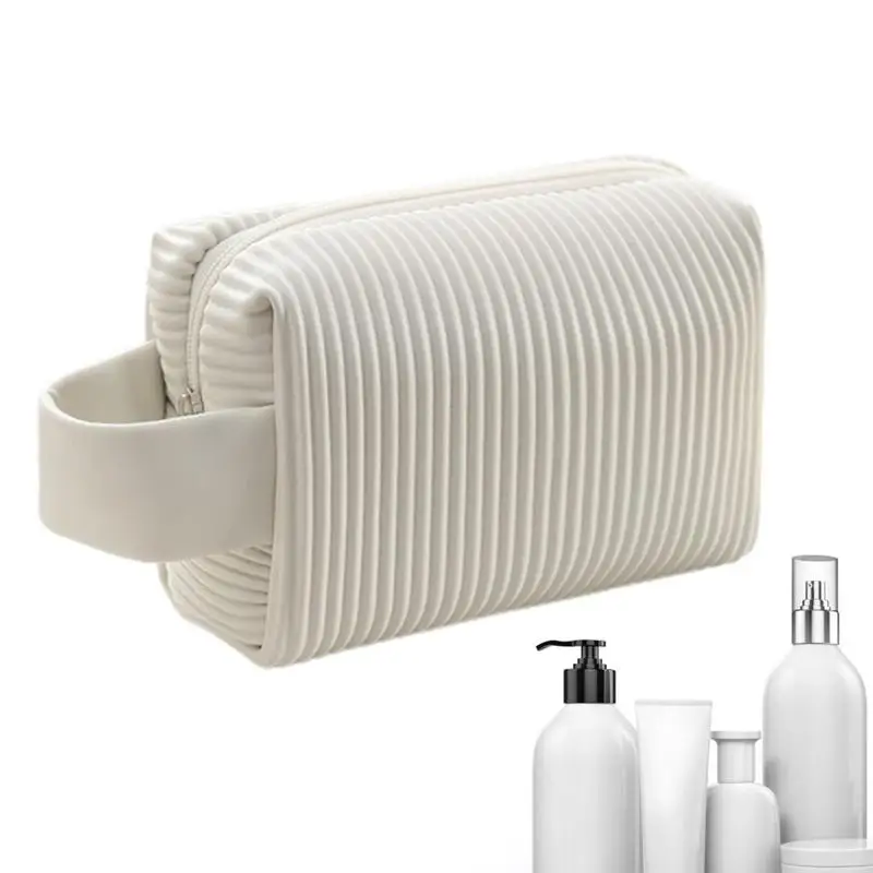 

Makeup Pouch Travel Organizer Pouch For Women Portable Waterproof Makeup Case Organizer With Large Capacity For Skincare