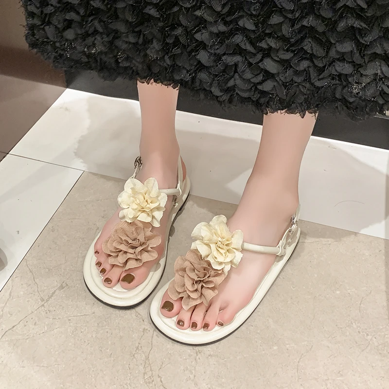 YOSBOGR женские сандалии-гладиаторы на плоском каблуке