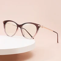 hotony optical glasses frame for women prescription eyeglasses full rim cat eye stylish fashion ar coating eyewear with recipe