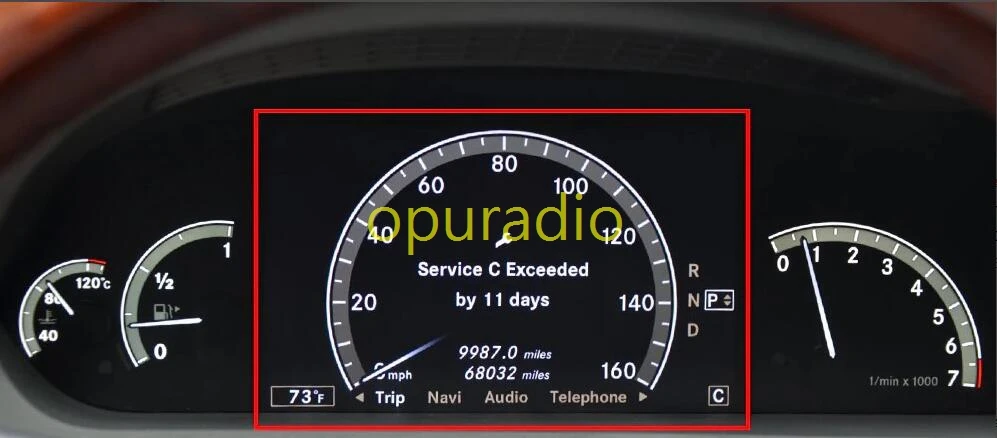 Оригинальный Новый ЖК-дисплей LQ080Y5DG04 8 0 дюйма TFT для GPS-навигации Mercedes W221 2008 S500 -