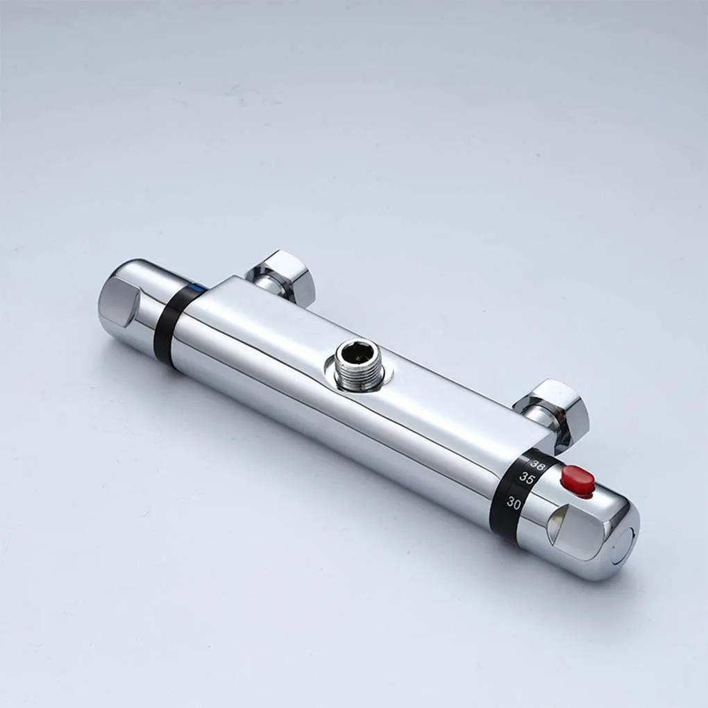 

Медный термостатический смеситель, смеситель с двойной ручкой для душа, смеситель с регулируемой температурой воды, сменный клапан для быт...