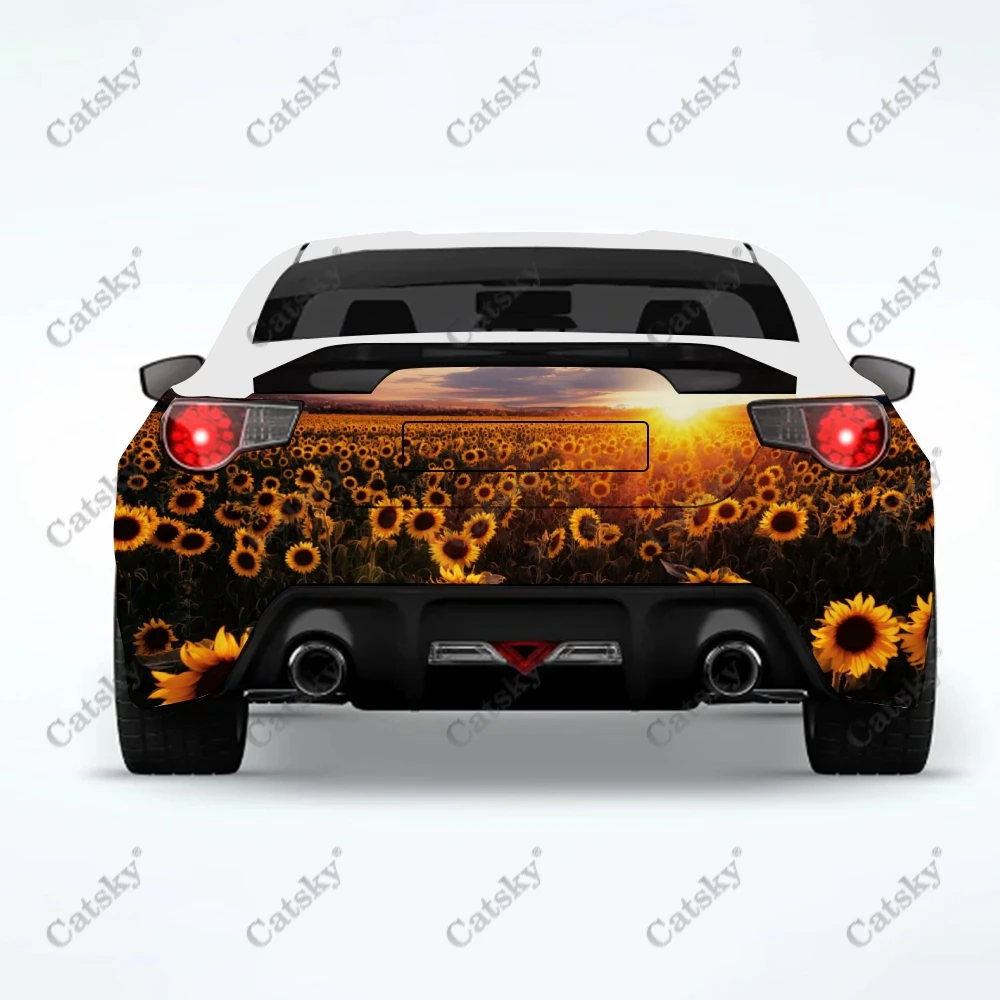 

sunflower Car stickers truck rear tail modification painting suitable for truck pain packaging accessories decals