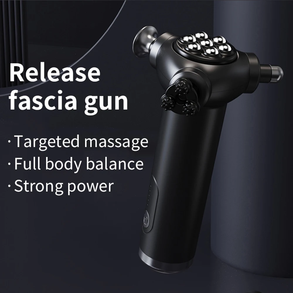 Пистолет для фасциального массажа электрический многофункциональный пистолет