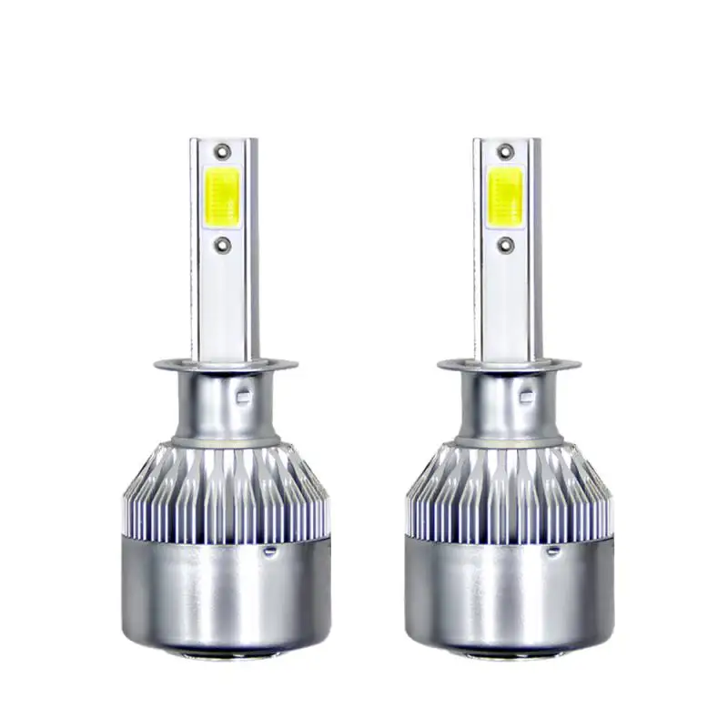 

72W 8000LM H3/H11/H13/880/9004/9005/9006/9007/H3/H4/H7/H1 6000K White LED Headlight Power Bulbs Kit Drop Shipping