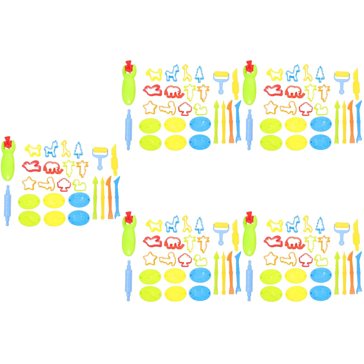 

130 Pcs Funny Party Dough Tools For Kids Dough Tools Clay Molding Kit for Toddlers Children Home Kids
