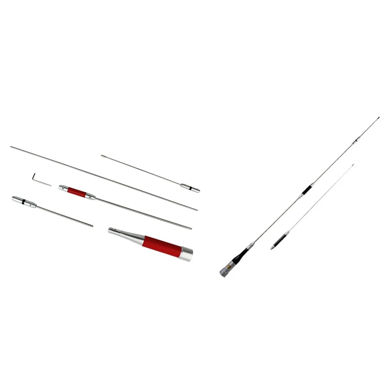 

HAR-7700 Dual Band UHF / VHF 150W SL16/ UHF-J Station Antenna & Platinum SG-7900 Dual Band PL259 X Fold X Mobile Antenna