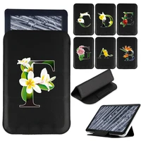 leather tablet bag for kindle paperwhite 5paperwhite 4paperwhite 1 2 3kindle 10thkindle 8th flower color pattern magnet pack