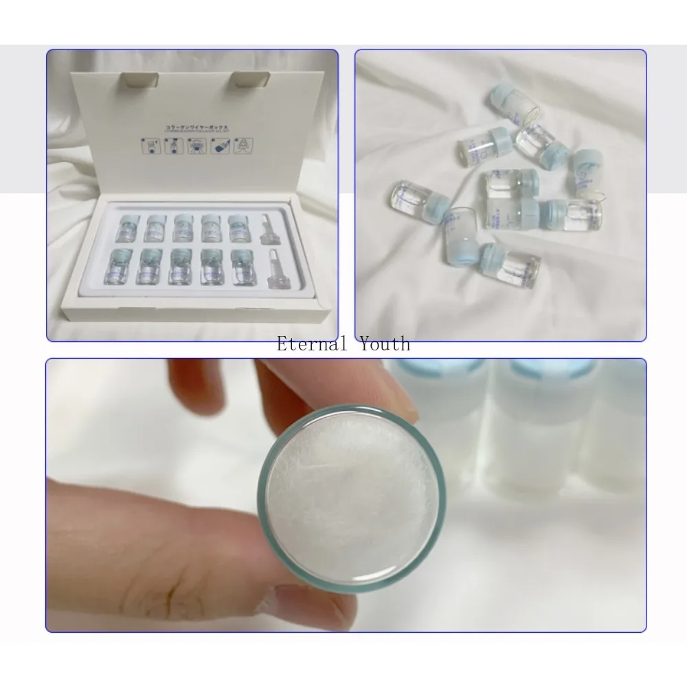 Фото Набор для подтяжки кожи Collagen Silk Ball - Комплект для восстановления пор, борьбы с морщинами и укрепления кожи лица ​ №5