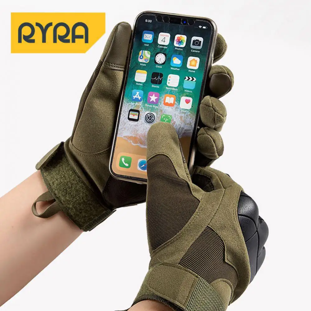 

Army Combat Gloves Tactical Glove Full Finger Touch Screen Motorcycle Cycling Mitten Ski Gloves Outdoor Airsoft Climbing Riding