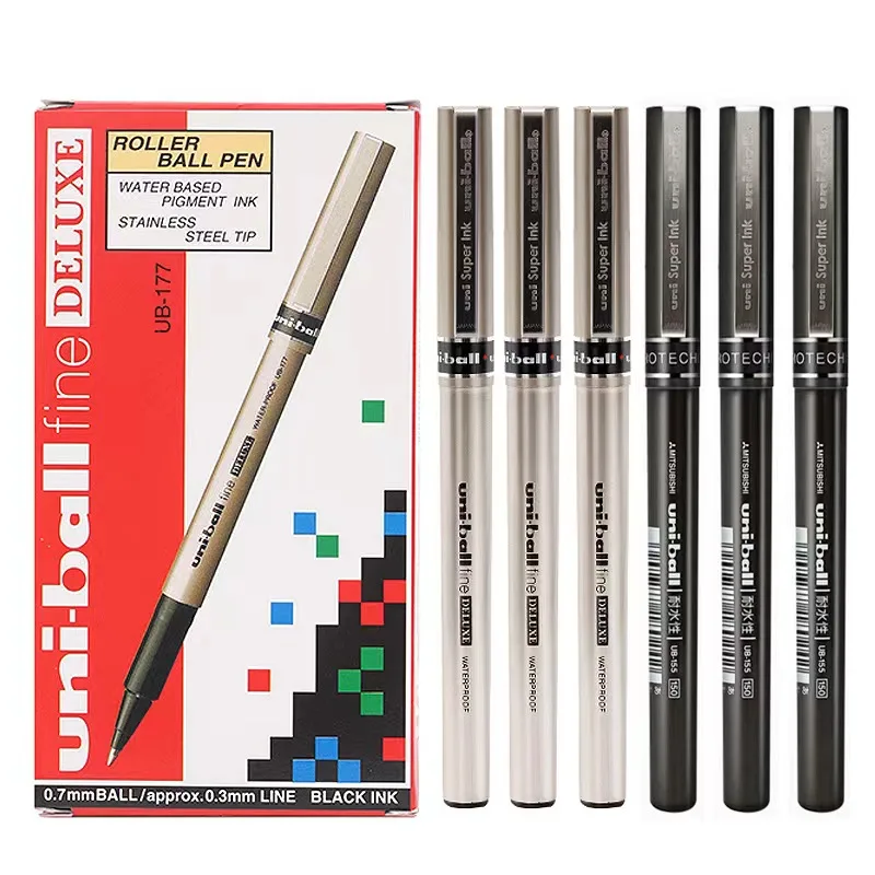 

Нейтральная ручка 0,7 мм/0,5 мм, прямая шариковая ручка с жидкостью, ручка из нержавеющей стали, наконечник для письма, гладкая офисная ручка дл...