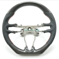 customized 100 carbon fiber car steering wheel for 8 generation honda civic