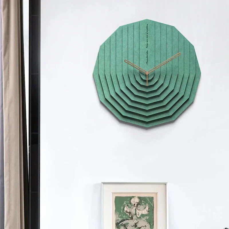 Horloge murale de luxe nordique pour cuisine Дизайн современный салон киловатт silencieux cadeau
