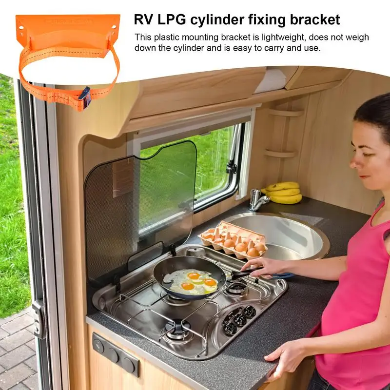 Кронштейн для пропанового резервуара Регулируемая пряжка стойка вешалка