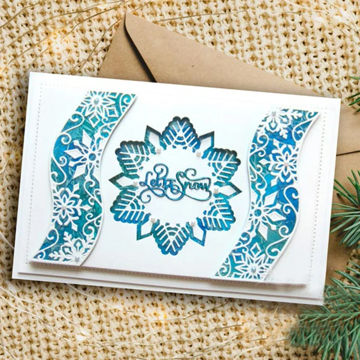 Новые металлические пресс-формы снежинки для рукоделия скрапбукинга