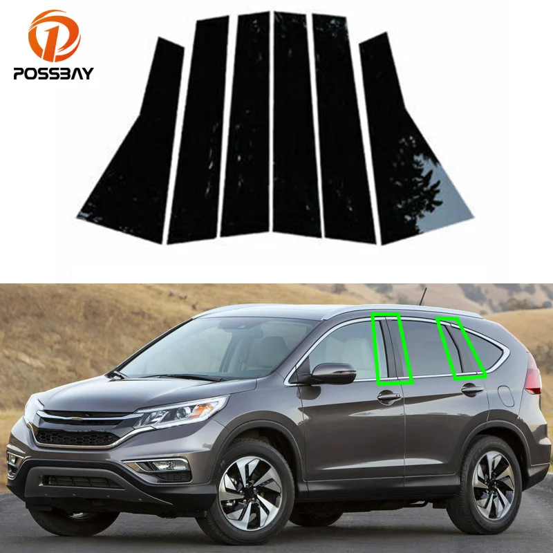 

Для Honda CRV CR-V 2012 2013 2014 2015 2016 автомобильные столбы, окна, двери, литье, отделка, крышка BC, наклейка на столб, автомобильные аксессуары