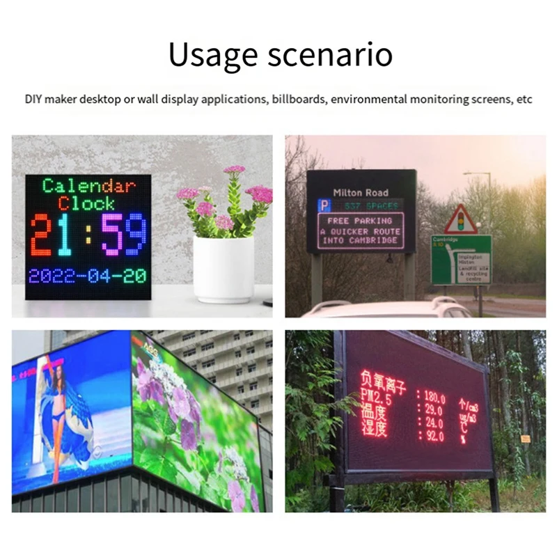 Waveshare для Raspberry Pi светодиодный дисплей с точечной матрицей RGB-подсветка