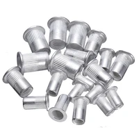 20pcs100pcs m4 m5 m6 m8 rivet nuts kit aluminum threaded rivet nut inserts rivnut nutsert mixed kit set boltsnuts