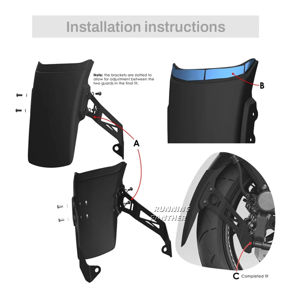 Для HONDA CB750 Hornet CB 750 HORNET 2023 2024 новое крыло переднего мотоцикла крышка колеса