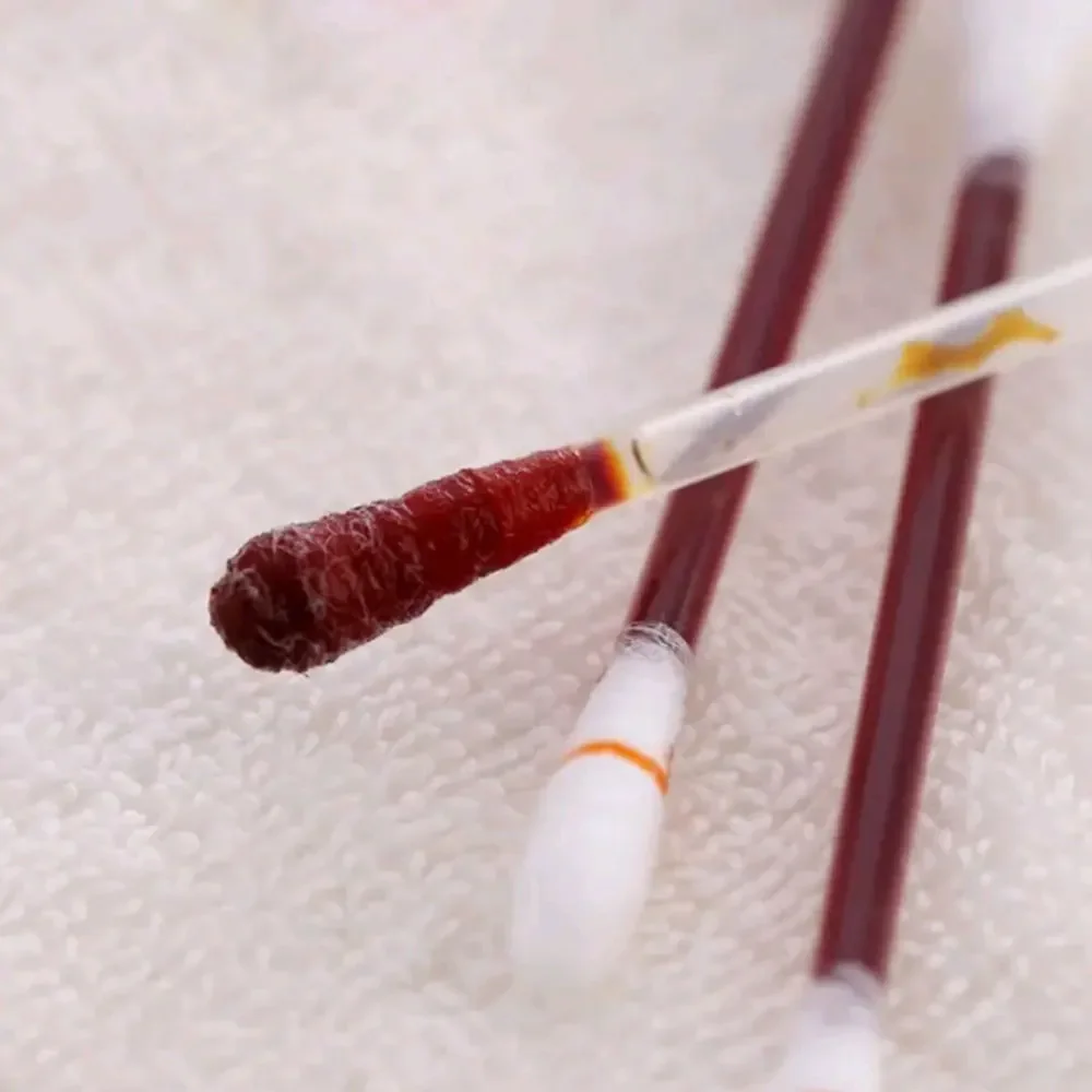 50 шт./лот одноразовые медицинские йодные ватные палочки дезинфицированные йод