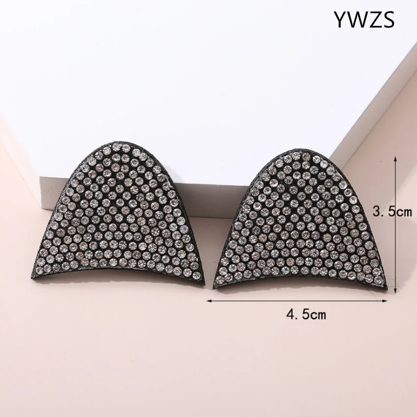 10 пар нашивок со стразами в форме ушей пришить DIY исправление мотив аппликация