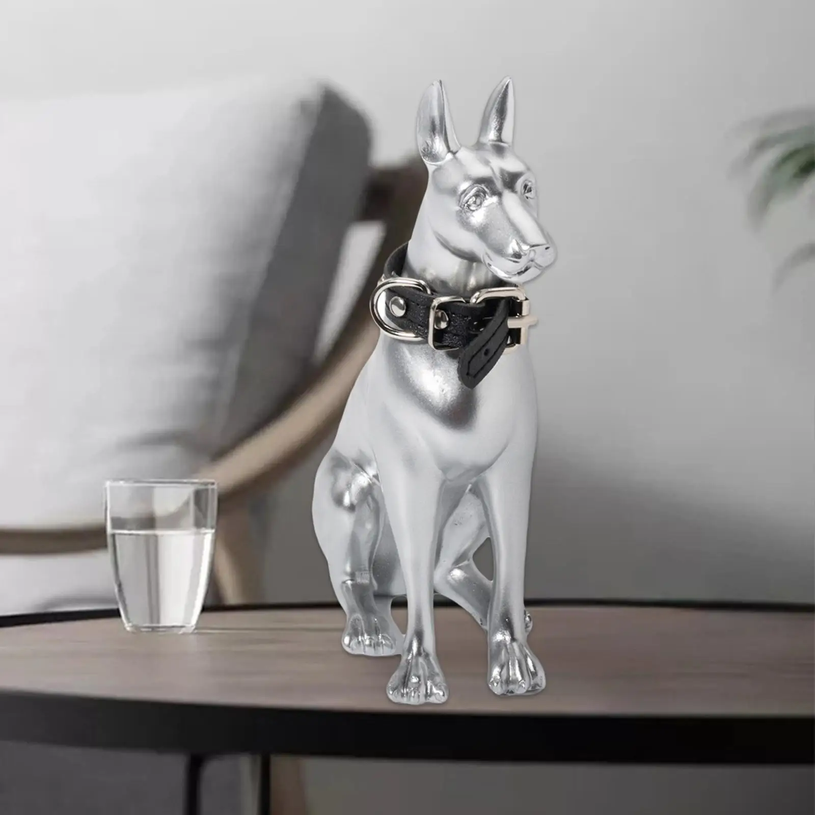 

Статуэтка Собаки домашнее креативное украшение из смолы интерьер гном животное скульптура для офиса гостиной книжная полка