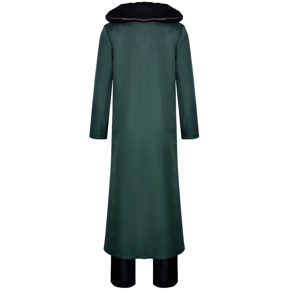 4 шт. Кузан Косплей Фэнтези Пальто Брюки Шляпа Наряды Аниме Костюм Маскировка