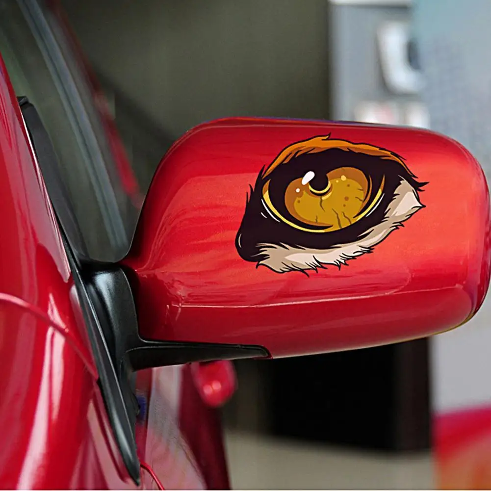 

Eco-friendly Practical Eagle Eye Pattern Vinyl Sticker Ornamental Car Decal Non Fading for ATV
