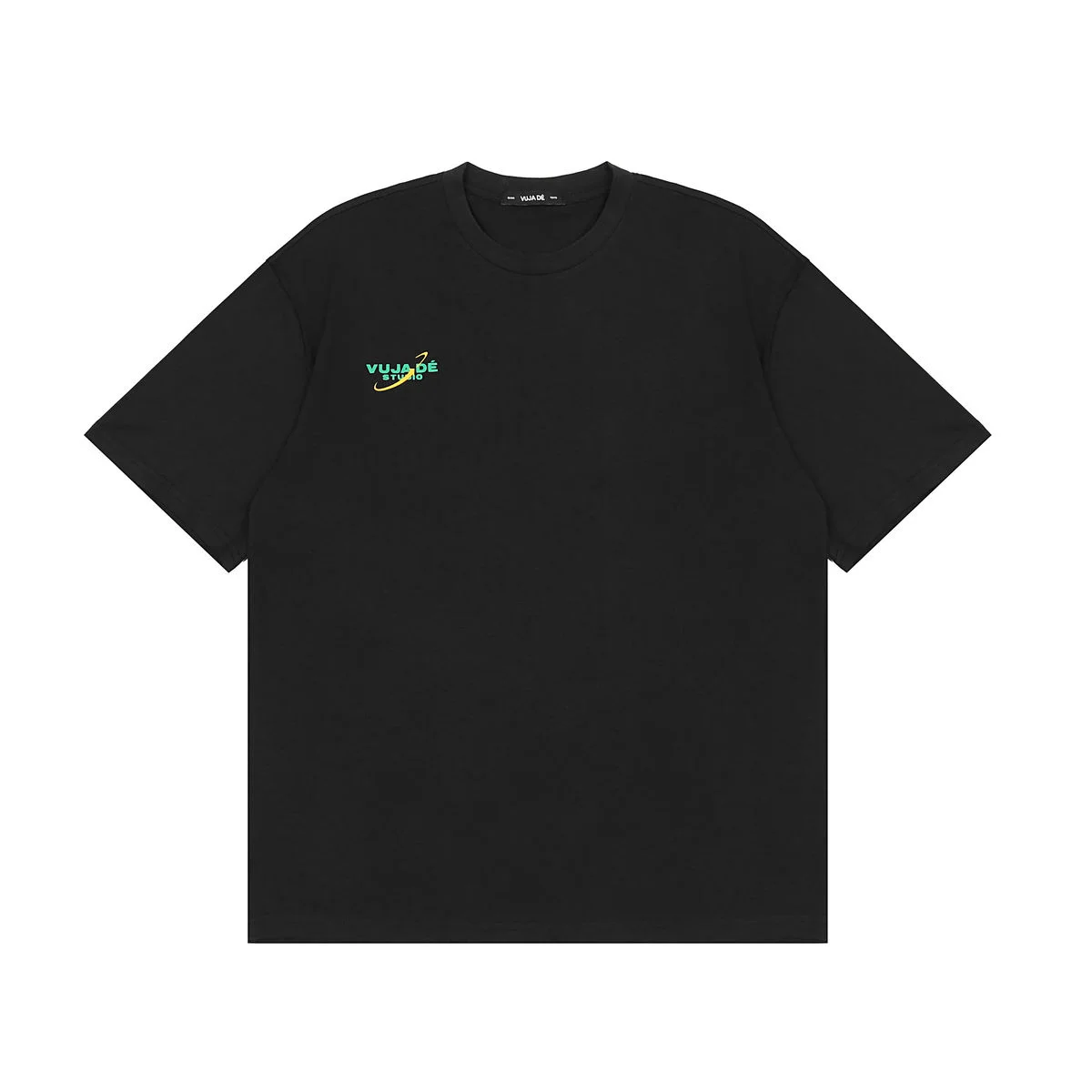 Винтажная Футболка Vujade 003 с принтом со слоганом и логотипом футболка коротким