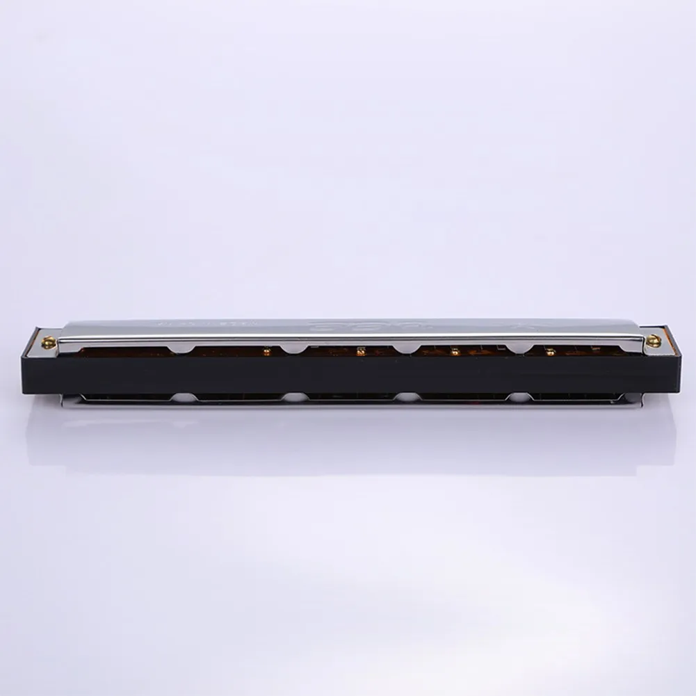 

Professional 24-hole C Key Harmonica Portable Classic Design Metal + Resin Harmonica Music Instruments Educational Toy