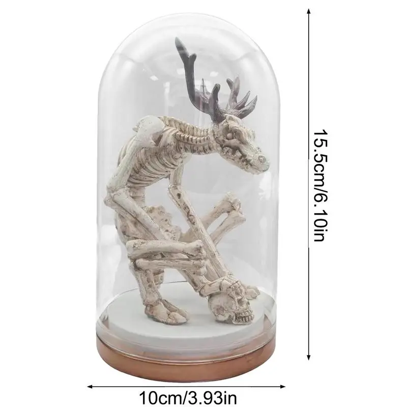 Скелет Русалки Купол Декор Скульптура Ужаса Настольная Новинка Статуя Хэллоуин