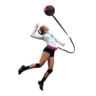 Обучающее устройство для волейбола ремень для тренировок в помещении и на улице ремень для волейбола тренировка отскока женская розовая Футбольная сумка
