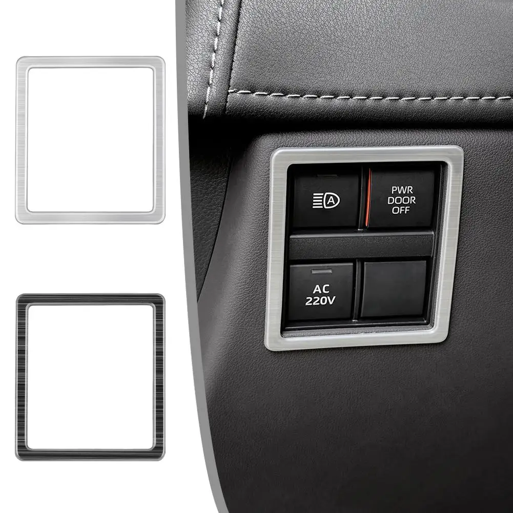 

Для Toyota ALPHARD/VELLFIRE40 серия 2023 нержавеющая Кнопка многофункциональная наклейка стальная крышка внутренняя рамка A0T7