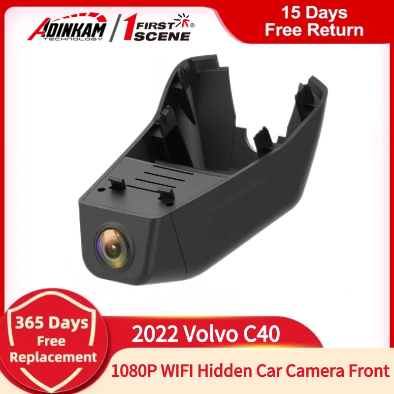 

ADAINKAM Volvo C40 Hidden Wifi Car DVR Cameras Dash Cam HD 1080P Dashcam Recorder for Volvo App Control SONY IMX307 Car Camera