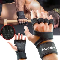 1 pairs weightlifting training gloves for men women fitness sports body building gymnastics gym hand wrist palm protector gloves