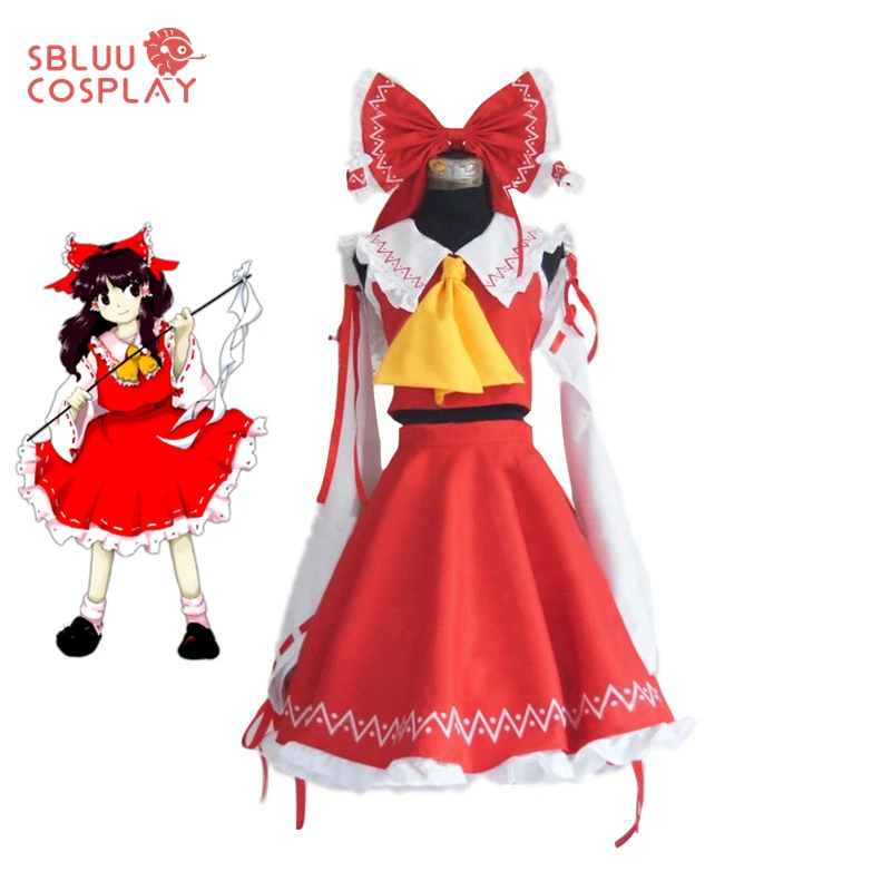 Костюм для косплея SBluuCosplay Touhou Project Reimu Hakurei