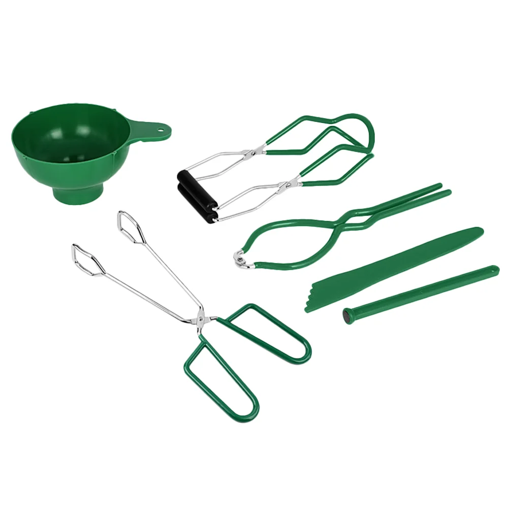 

Jar Canning Lifter Lid Jam Stainless Lifting Kitchen Rainbow Supplies Making Tool Tools Clamp Magnetic Steel Clip Tongs