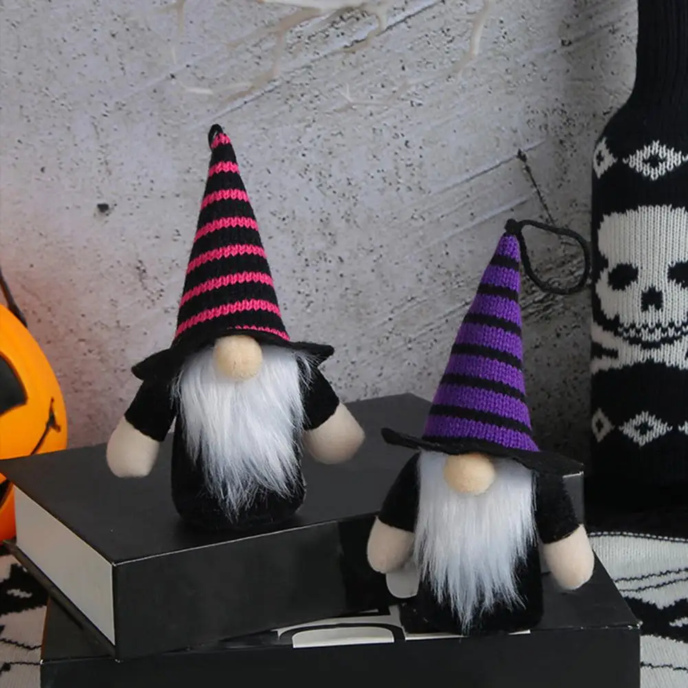 

Faceless Toy Glowing Led Faceless Gnome Pendant Handmade Halloween Toy Decoration with Lanyard Battery Operated Halloween Home