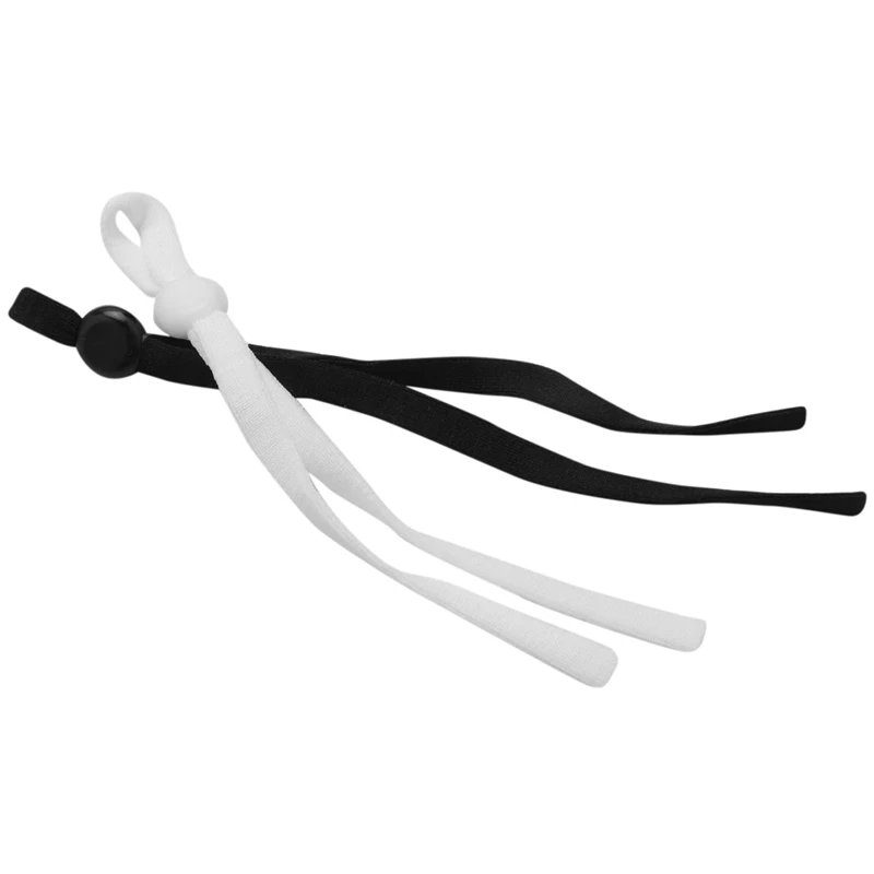 

100 Pcs Sewing Elastic Band Cord with Adjustable Buckle Stretchy Mask Earloop Lanyard Earmuff Rope DIY Making Supplies