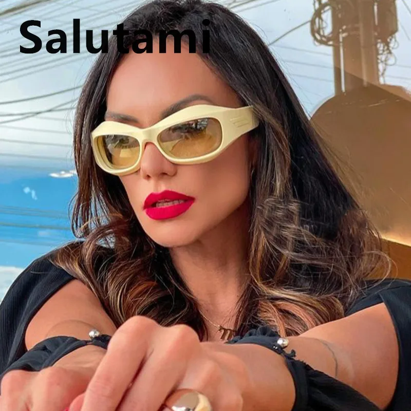 

Очки солнцезащитные Y2K для женщин и мужчин, модные брендовые ретро солнечные очки в стиле стимпанк 1920-х годов, шикарные крутые спортивные оч...