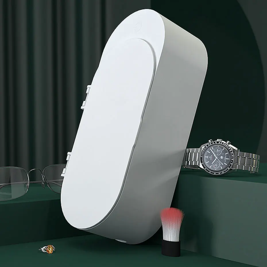 

Home Ultrasonic One Click Cleaning Machine 45000 Hz High Frequency Vibration Washing Jewelry Glasses Watch