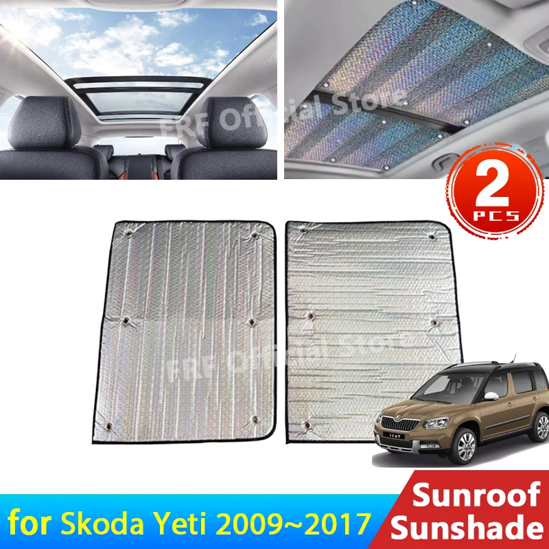 Для Skoda Yeti 2009 ~ 2017 2016 2015 2014 2012 2011 2010 аксессуары 2x люк на крыше солнцезащитный