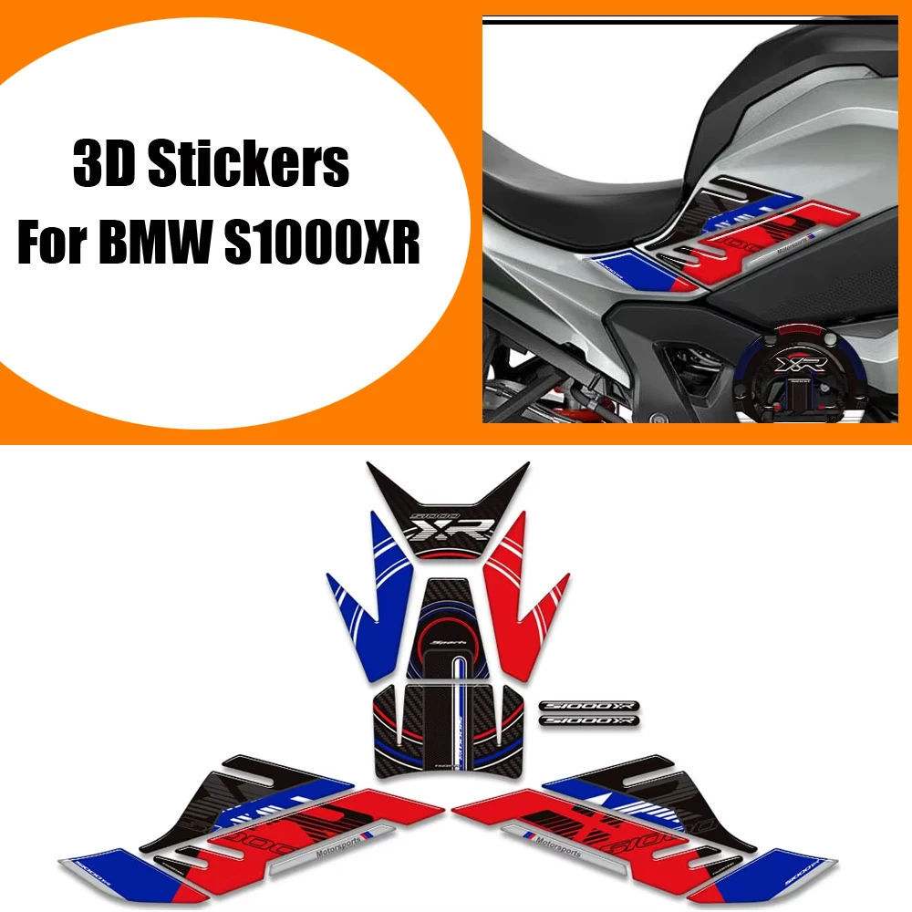 2020-2024 НОВЫЕ защитные наколенники для бака ручки газа мазута 3D наклейки BMW S1000XR S 1000