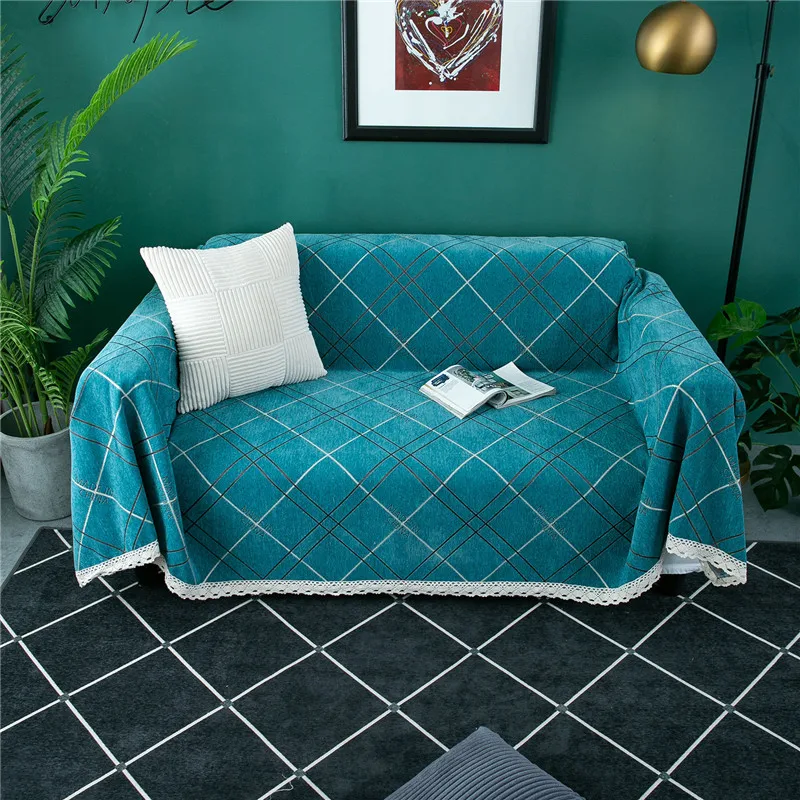 

Great Sofas Thickened Chenille Full Cover Sand Hair Towel Block Non-slip Elastic Multi-functional All-purpose Sofa Cushion