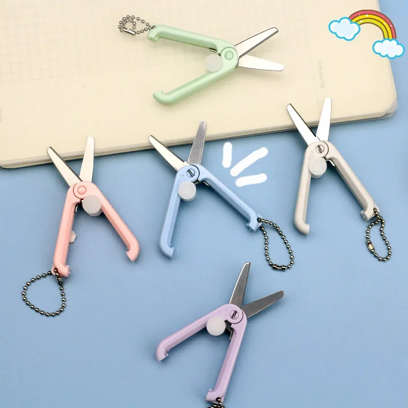 Мини-портативные складные ножницы из нержавеющей стали