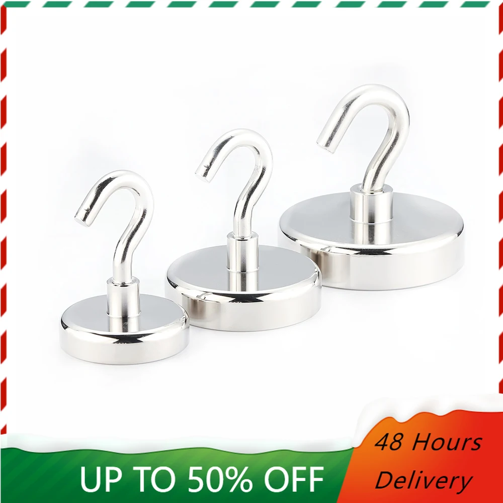 Супер сильный неодимовый горшок спасательные магниты для рыбалки N52 круглый