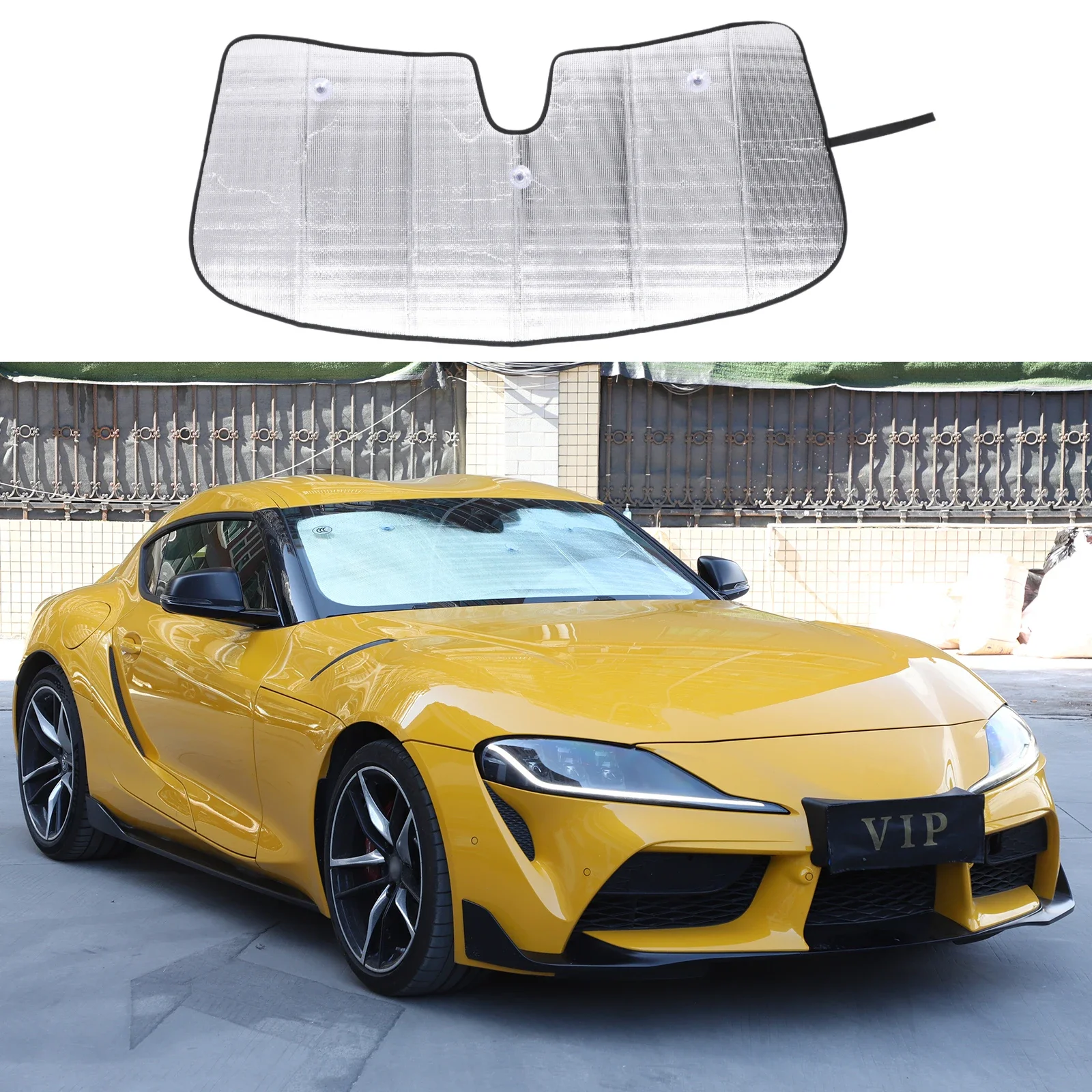 Фото Для Toyota GR Supra MK5 A90 2019-2022 гг., переднее стекло, солнцезащитный козырек с защитой от ультрафиолета и высокотемпературные аксессуары для дома, 1 шт. №1