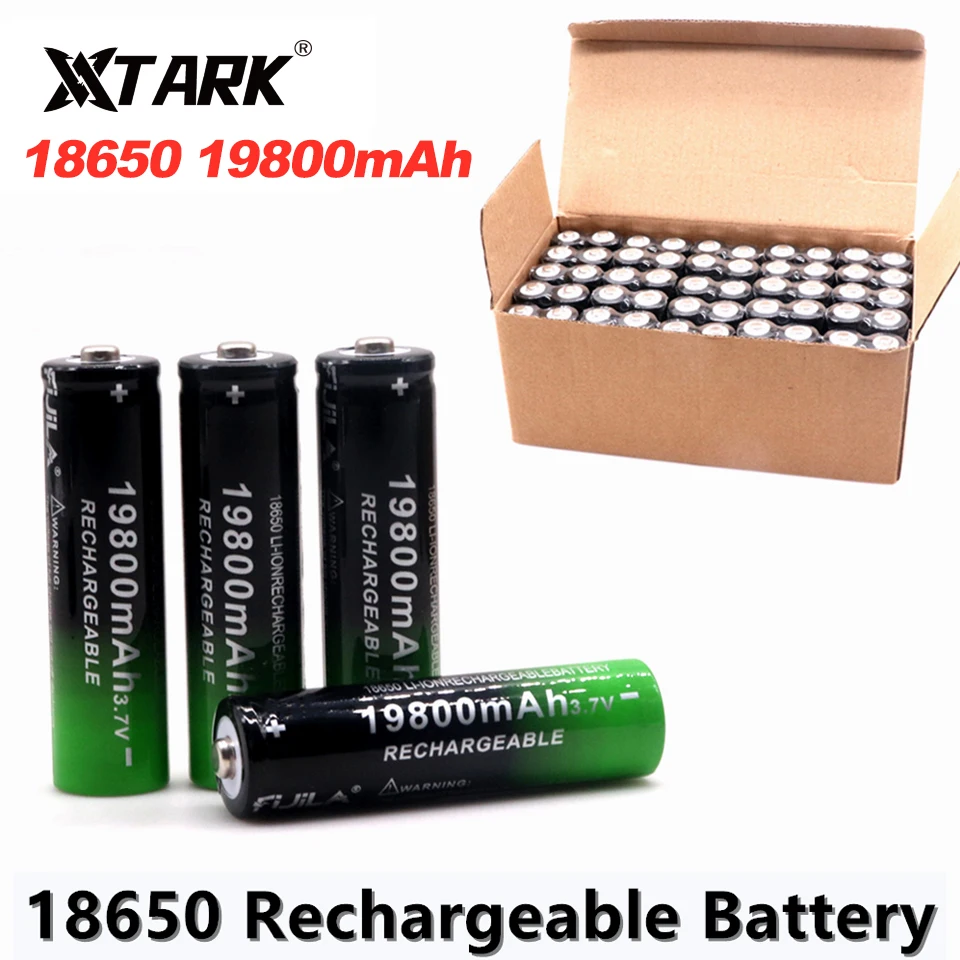 

AVTARK New 18650 Battery 3.7V 19800 mAh Rechargeable Li-ion Battery for LED Torch Hot New Product High Quality