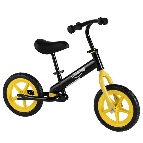 

Kids Balance Bike Height Adjustable Toy Bike Yellow Blue Pink Green